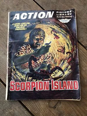 Buy Action Picture Library Comic # 12 Scorpion Island • 3.99£