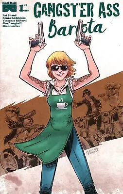 Buy Gangster Ass Barista #1 1:50 Renzo Rodriguez Variant Cover E Black Mask Nm- • 15.98£