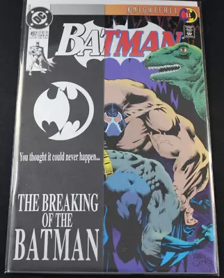 Buy Batman 497 Bane Breaking Batman's Back Comic VF+ • 6.28£