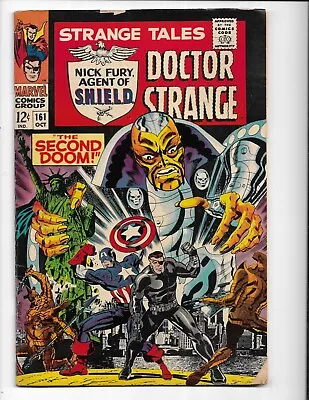 Buy Strange Tales 161 - Vg/f 5.0 - Doctor Strange - Captain America (1967) • 21.08£