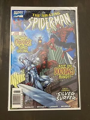 Buy Amazing Spider-Man # 430 - 1st Cosmic Carnage & Silver Surfer NM- Cond • 68.30£