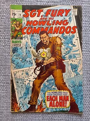 Buy Marvel Comics Sgt. Fury And His Howling Commandos Vol 1 #74 • 6.35£