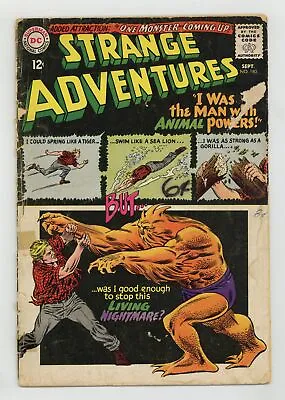 Buy Strange Adventures #180 FR 1.0 1965 1st App. And Origin Animal Man • 82.78£