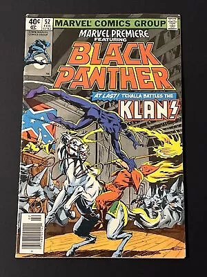 Buy Marvel Premiere #52 VG+ 1980 Black Panther Vs. Klan Marvel Comics • 12£