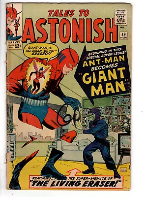 Buy Tales To Astonish #49 (1963) - Grade 2.5 - 1st Appearance Of Giant Man! • 63.19£