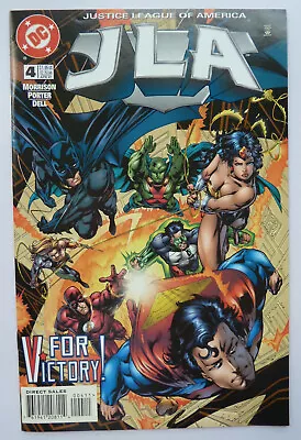 Buy JLA #4 - 1st Printing Justice League Of America DC Comics April 1997 F/VF 7.0 • 5.75£