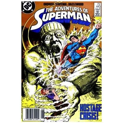 Buy Adventures Of Superman (1987 Series) #443 Newsstand In VF Minus. DC Comics [w! • 2.86£