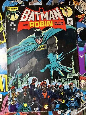 Buy Batman #230 VG+ Brave Barons App 1971 Neal Adams Cover, Vintage Bronze Age • 15.98£