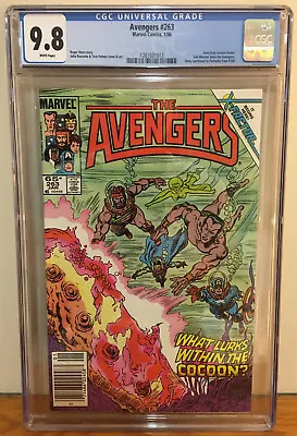 Buy Avengers #263 1986 Cgc 9.8 Newstand Edition Jean Grey Cocoon Found Sub-mariner  • 319.68£