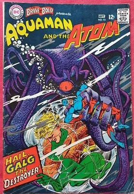 Buy Brave And The Bold 73 DC Silver Age 1967 Aqua Man & The Atom • 24.99£