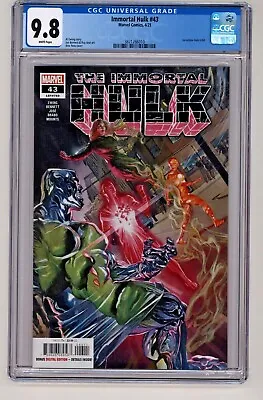 Buy Immortal Hulk #43 Alex Ross Cover CGC 9.8  -Recalled Issue • 47.44£