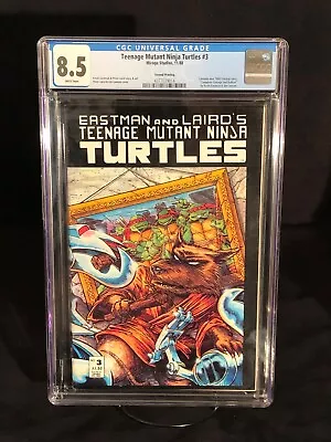 Buy Teenage Mutant Ninja Turtles #3, 2nd Printing 1988, CGC 8.5 Extremely Rare. • 47.97£