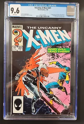 Buy X-Men #201 CGC 9.6 White Pages First Cable Appearance • 43.36£