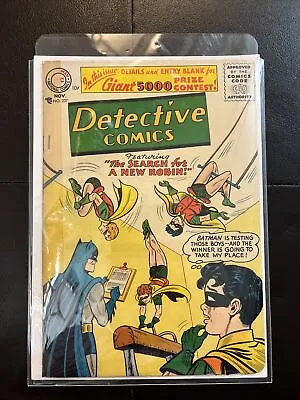 Buy Detective Comics 237 The Search For A New Robin (Martian Manhunter) 1956 • 116.62£