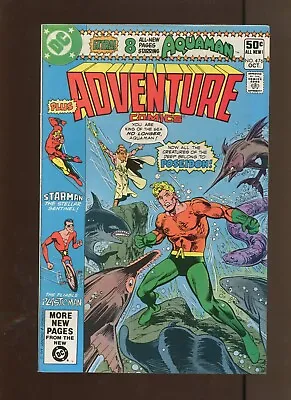 Buy Adventure Comics #476/ Aquaman/Poseidon (9.2) 1980 • 7.80£