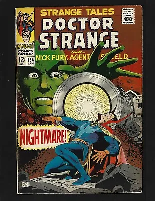 Buy Strange Tales #164 FN- Steranko Nick Fury Val Yellow Claw Dr Strange 1stYandroth • 15.01£