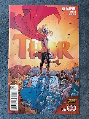 Buy Thor #5 2015 Russell Dauterman Cover Marvel Comic Book Jason Aaron Molina VF/NM • 4.42£