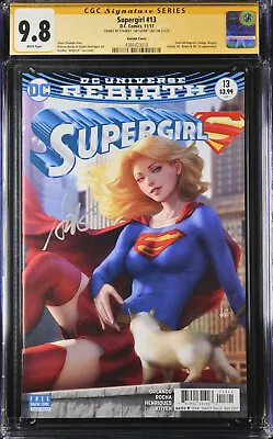Buy Supergirl #13 Stanley 'Artgerm' Lau Variant CGC 9.8 - Signed • 157.50£