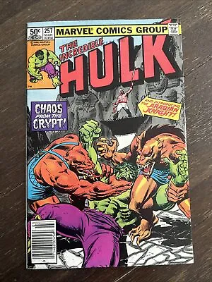 Buy The Incredible Hulk #257N (Marvel 1981) 1st Full Arabian Knight, War Wagon FN/VF • 7.89£