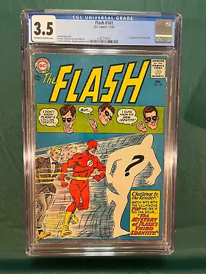 Buy Flash #141 DC Comics Key 1st Appearance Of Paul Gambi (DC, 1963) CGC 3.5 NewCase • 94.87£