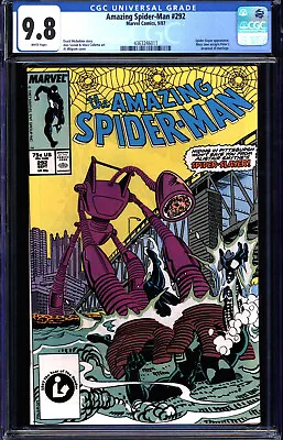 Buy Amazing Spider-man #292 Cgc 9.8 White Pages Highest Graded Cgc #4363246011 • 79.15£