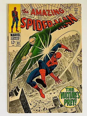 Buy Amazing Spider-man #64 6.5 Fn+ 1968 Vulture Appearance Marvel Comics • 48.42£
