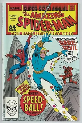 Buy 🕷amazing Spider-man Annual #22*marvel, 1988*1st App. Of Speedball*ron Frenz*nm* • 51.46£