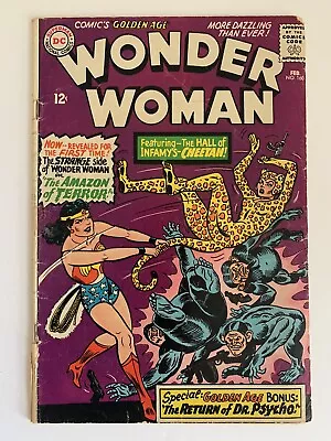 Buy Wonder Woman #160 3.0 Gd/vg 1966 1st Silver Age Appearance Of Cheetah Dc Comics • 69.83£
