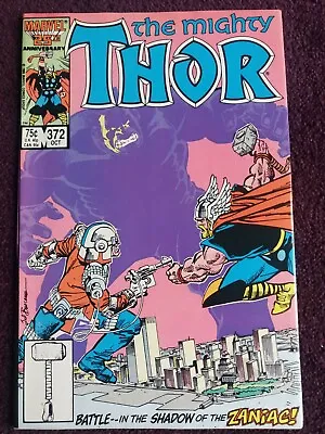 Buy Comics: Thor 372 1st Appearance Of Time Variance Authority. 1986 • 80£