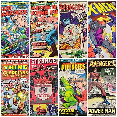 Buy X-MEN, AVENGERS, DEFENDERS, STRANGE TALES Marvel Comics 1965/74 Lot Of 8 • 39.58£