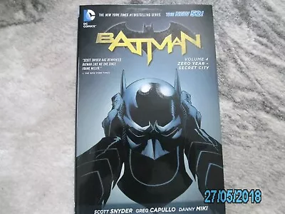 Buy Batman Volume 4 Zero Year Scott Snyder, Greg Capullo New 52 • 6£