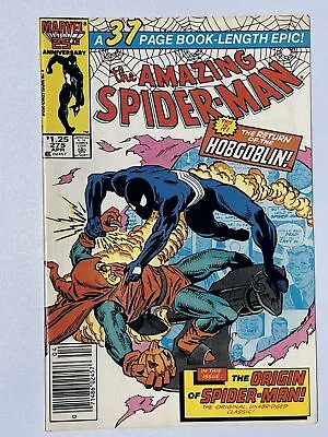 Buy Amazing Spider-Man #275 (1986) Origin Of Spider-Man Retold In 8.0 Very Fine • 8.57£