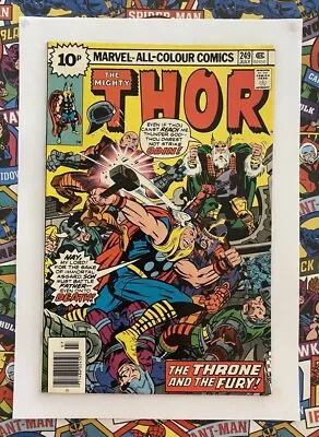Buy Thor #249 - Jul 1976 - Mangog Appearance! - Vfn/nm (9.0) Pence Copy! • 10.99£