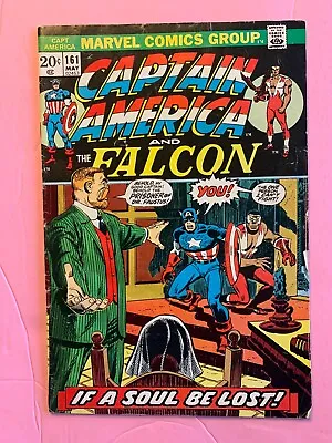 Buy Captain America #161 - May 1973 - Vol.1 - Minor Key             (7539) • 13.59£