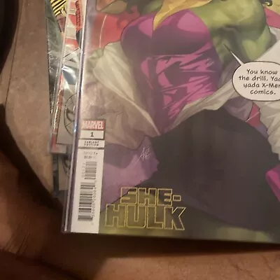 Buy She-Hulk 1 Artgerm Lau Variant Marvel Comics 2022 • 6.19£