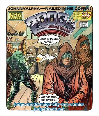 Buy 2000AD Prog 373 Judge Dredd Comic Key Issue Carlos Ezquerra Art. Judgedredd⬝net • 8.25£