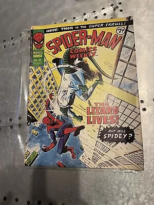 Buy Spiderman Comics Weekly #92 1974 In Clear Protective Sleeve  • 6£
