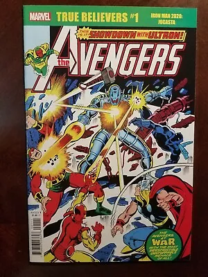 Buy Avengers#162 True Believers #1 Iron Man 2020: 1st App Of Jocasta 1977 Reprint • 3.19£