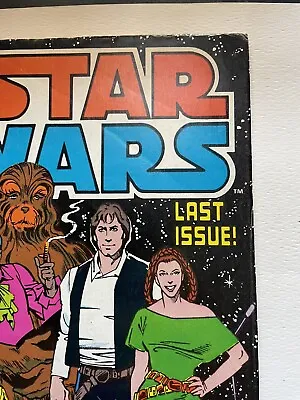Buy Star Wars #107 Newsstand Marvel Very Last Issue Of First  Series Fine 5.0 • 52.20£