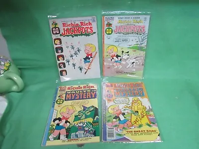 Buy Harvey Comic Book Lot Of 4 Richie Rich Jackpots Vaults Of Mystery            L36 • 6.38£