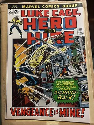 Buy Hero For Hire #2 1st Appearance Claire Temple! 2nd Luke Cage! Marvel Comic  Key • 60.18£