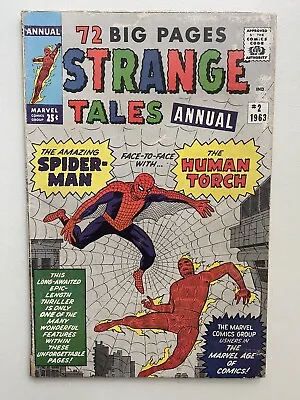 Buy Strange Tales Annual #2 (marvel 1963) Lee / Kirby/ Ditko! 4th Spider-man App.! • 240.17£