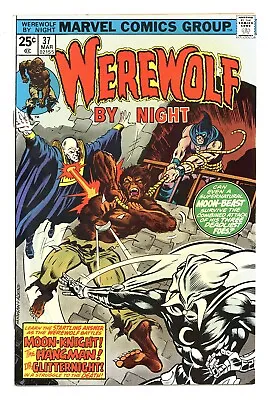 Buy Werewolf By Night #37 7.5 3rd Appearance Of Moon Knight Ow Pgs 1975 • 55.34£