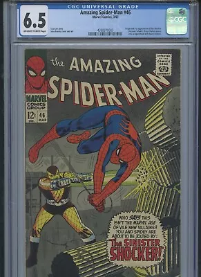 Buy Amazing Spider-Man #46 1967 CGC 6.5 (1st Appearance Of The Shocker) • 233.23£