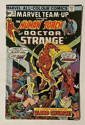 Buy Marvel Team-up #35. July 1975. Marvel. Fn/vf. Doctor Strange. Human Torch. • 7.50£