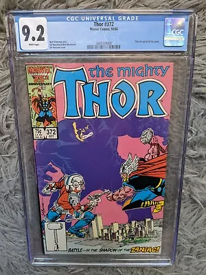 Buy 1986 The Mighty THOR #372 Custom Label 1st Appearance Of The TVA 〰️  🔹CGC 9.2🔹 • 40.18£