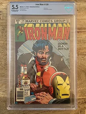Buy Iron Man #128 (1979) - CBCS Graded - Demon In A Bottle! Tony Stark- Alcoholic?! • 69.38£
