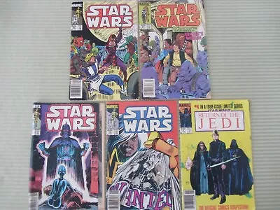 Buy Star Wars Comic Books 1983-1984 Lot Of 5 - Issues 4, 79, 80, 82, 85 • 9.59£