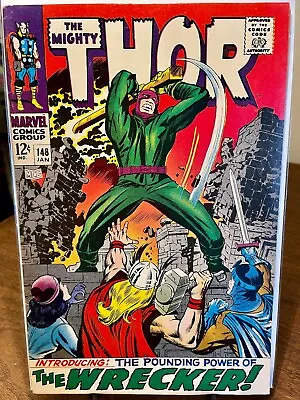 Buy Thor # 148 - Marvel Comics 1968 - 1st App The Wrecker • 35.98£
