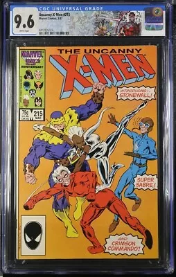 Buy Uncanny X-Men #215 CGC 9.6 Marvel 1987 Custom Label COMBINE SHIPPING • 35.58£